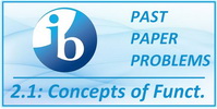 IB Math SL Topic 2.1 Past Paper Problems