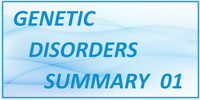 IB Biology SL and HL Topic 3.4 Genetic Disorders Summary 01