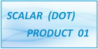 IB Maths SL Topic 4.2 Scalar Dot Product 01