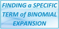 IB Maths SL Section 1.3 Finding a Specific Term of Binomial Expansion Notes