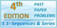 IB Maths SL Section 1.1 Sequences and Series 4th Ed Past Paper Problems