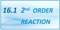 IB Chemistry SL and HL Topic 16.1 Second Order Reaction