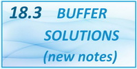 IB Chemistry SL and HL Topic 18.3 Buffer Solutions (new notes)