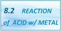 IB Chemistry SL and HL Topic 8.2 Reaction of an Acid with a Metal