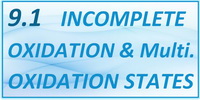 IB Chemistry SL and HL Topic 9.1 Incomplete Oxidation and Multiple Oxidation States