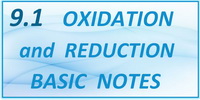 IB Chemistry SL and HL Topic 9.1 Oxidation and Reduction Basic Notes