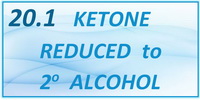 IB Chemistry SL and HL Topic 20.1 Ketone Reduced to Secondary Alcohol