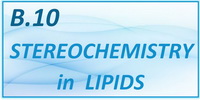 IB Chemistry SL and HL Option B - B.10 Stereochemistry in Lipids