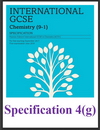 IGCSE Edexcel Chemistry 4g Specification